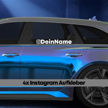 Instagram Aufkleber - 4er Set